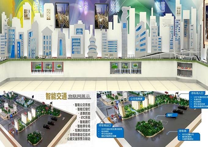 城市交通沙盘展示